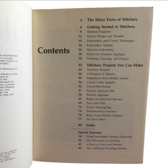 VINTAGE Stitchery Embroidery Appliqué Crewel Magazine Published in 1975 - Picture 3 of 8